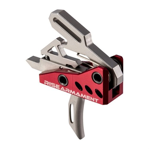 Mejora tu AR-15 con el Advanced Performance Trigger de Rise Armament: un gatillo de 3.5 lb, fácil de instalar, con un break nítido y rápido.