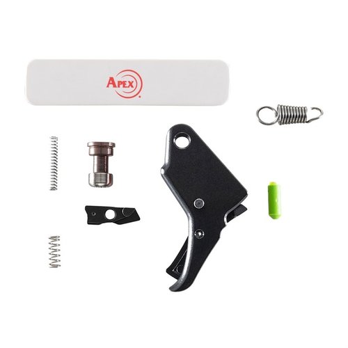 Mejora tu S&W M&P M2.0 Shield con el kit de Apex: reduce 2 libras el peso del gatillo, suaviza el disparo y mantiene todas las seguridades de fábrica.