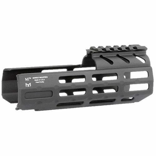 Mejora tu SIG Sauer MPX con el Handguard Drop-In de Midwest Industries, fabricado en aluminio, con ranuras M-LOK y acabado anodizado negro.