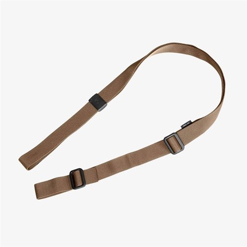 La RLS de Magpul es una sling de dos puntos ligera y duradera, ideal para despliegue rápido, con ajuste fácil y funcionalidad de transporte.
