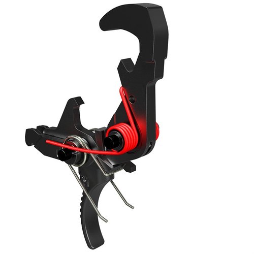 Los gatillos EDT de Hiperfire ofrecen un disparo suave y consistente, con un peso de 4.5 o 5.5 lbs, mejorando la precisión y seguridad en tu AR-15.