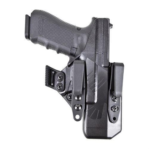 El EIDOLON HOLSTERS FULL KIT para Glock® G17 ofrece comodidad y ocultación, con un diseño ajustado y puntos de sujeción para personalizar tu experiencia.