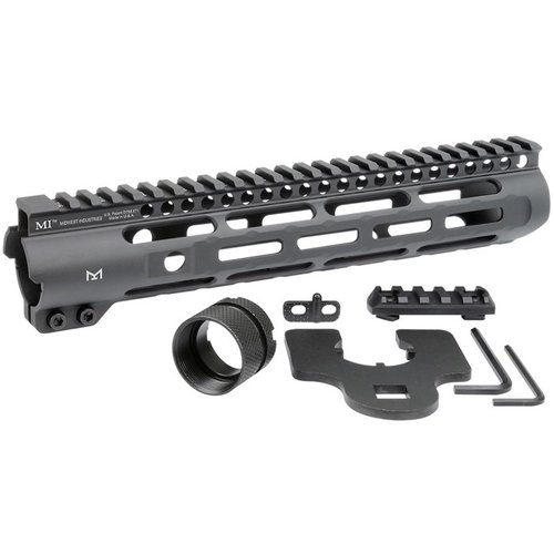Descubre los Handguards SLH de Midwest Industries: M-LOK en tres lados, riel Picatinny, y un diseño delgado, ¡perfecto para tu AR-15!