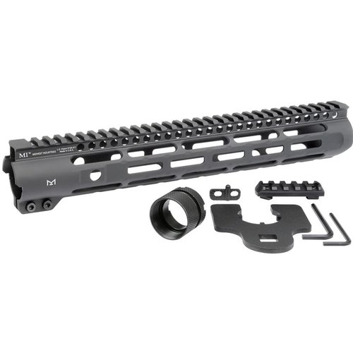 Descubre los Handguards SLH de Midwest Industries: M-LOK en tres lados, raíl Picatinny, y diseño ultra delgado, ¡perfecto para tu AR-15!