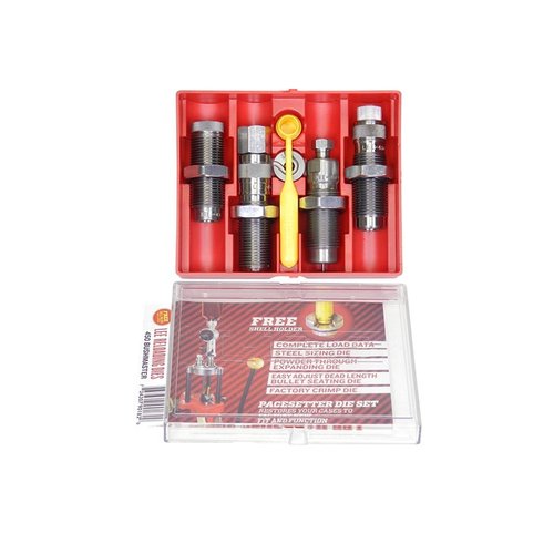 El set de 4 dies Lee 450 Bushmaster incluye todo lo necesario: Full Length Sizing Die, Powder Through Expanding Die y más, ideal para tus recargas.