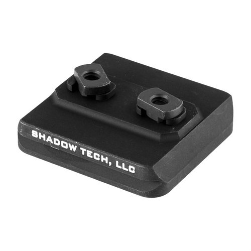 El conector MARC M-LOK® de ShadowTech es ligero y versátil, compatible con tripodes Arca-Swiss y Manfrotto, ideal para rifles y visores.
