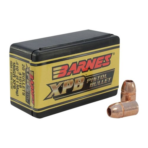 Los proyectiles BARNES XPB 41 MAGNUM (0.410