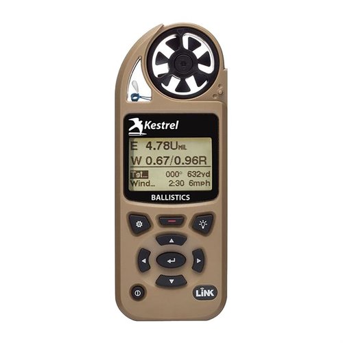 El Kestrel 5700 es un medidor meteorológico balístico asequible, con conectividad LiNK, fácil de usar y resistente, ideal para tus disparos de largo alcance.