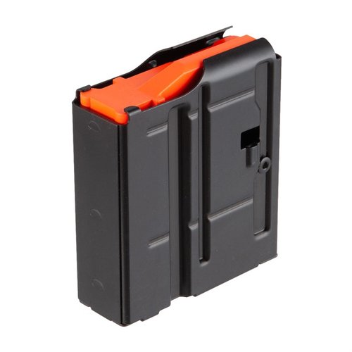 Consigue los cargadores D&H Industries para tu AR .308 en 6.5 Creedmoor, fabricados en acero con un acabado negro, ideales para un rendimiento confiable.