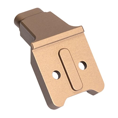 Añade un visor reflex micro a tu montura Badger con el adaptador C.O.M.M. de aluminio duradero, compatible con Aimpoint T1/T2, Leupold y Trijicon.