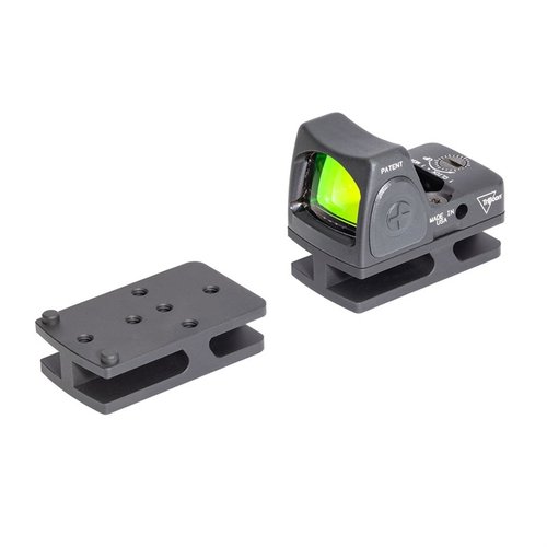 Añade un micro visor a tu montura Badger con el adaptador C.O.M.M., compatible con Aimpoint T1/T2, Leupold DeltaPoint Pro y Trijicon RMR, fabricado en aluminio.