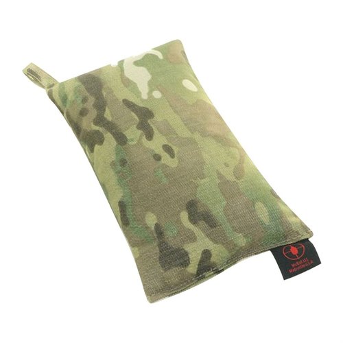 La WieBad Loop Bag ofrece estabilidad y ajustes precisos en elevación, perfecta para rifles tradicionales y de chasis, hecha de 1000D Cordura y ligera.