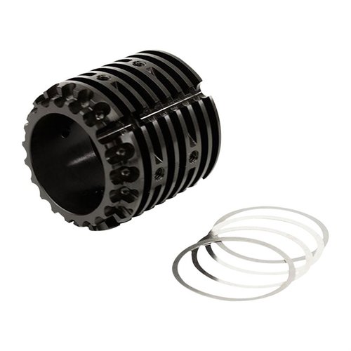 El M5E1 Handguard Barrel Nut conecta las guardas Aero Precision M5 a receptores superiores con rosca DPMS, incluye 5 shims y es de acero 1144 Stressproof®.