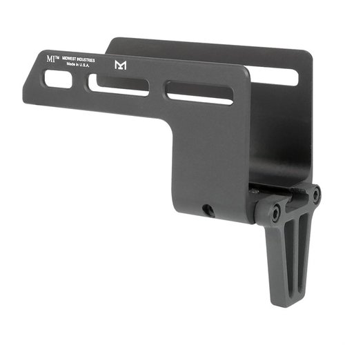 El KELTEC KSG Light Mount añade iluminación y protección para tu mano de apoyo, con 2.5 ranuras M-LOK y fabricado en aluminio 6061, ligero y duradero.