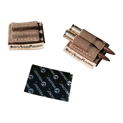 Con el holder SAP Two Rounder, tendrás dos rondas extra al alcance de tu mano, fácil de instalar con Velcro y compatible con varios calibres.