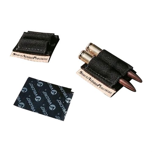 ¡Ten siempre a mano dos balas extra con el SAP Two Round Holder! Se adhiere con Velcro a tu rifle y es compatible con múltiples calibres.