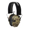 Los Walkers Razor Slim Electronic Muffs ofrecen protección auditiva compacta y plegable, con 23 dB de reducción de sonido y micrófonos omnidireccionales para mejorar el audio.