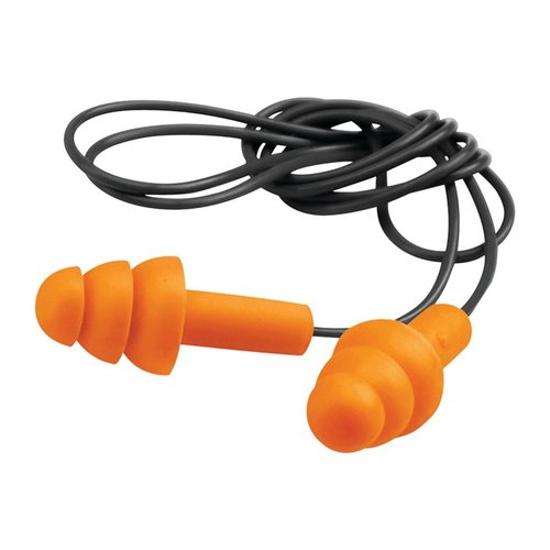 ¡No pierdas tus tapones de espuma en el campo de tiro! Los Walkers Corded Earplugs vienen con un cordón de 23 pulgadas y ofrecen una reducción de ruido de 25 dB.