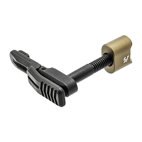 El AMBIDEXTROUS MAGAZINE RELEASE de Strike Industries es fácil de usar, de perfil bajo y se integra con la mayoría de receptores, ideal para zurdos y diestros.