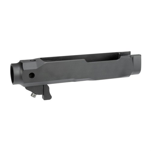 El chasis Ruger 10/22 Takedown de Midwest Industries es ligero, fácil de instalar, y fabricado en aluminio 6061, ideal para tus nuevas configuraciones.