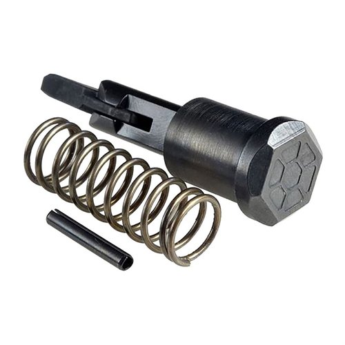 Mejora tu AR15/M16 con el Forward Assist de Strike Industries, fabricado en acero carbono de alta resistencia, incluye resorte y pasador. Ideal para reemplazar o actualizar.