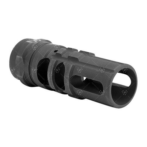 El JCOMP Gen2 de Strike Industries ofrece una compensación mejorada del retroceso y es compatible con dispositivos de reducción de conmoción como Oppressor y FerFrans.