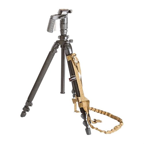 La Sling Tripod de Armageddon Gear te permite llevar tu trípode cómodamente y tenerlo listo en segundos, manteniendo tus manos libres y asegurado.