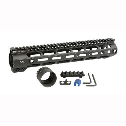 Mejora tu AR .308 con el Handguard M-LOK de Midwest Industries, fabricado en aluminio 6061, con diseño libre flotante y múltiples puntos de anclaje.