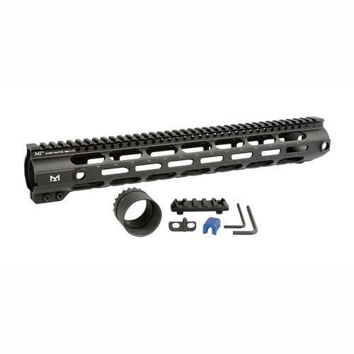 Mejora tu rifle AR .308 con el handguard Combat Rail M-LOK de Midwest Industries, fabricado en aluminio 6061, con diseño libre de flotación y múltiples puntos de anclaje.