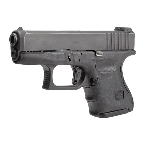 Descubre el Hogue Wrapter, un agarre ultra delgado y cómodo que mejora tu precisión sin dañar la estructura original de tu Glock® 26 Gen 4.