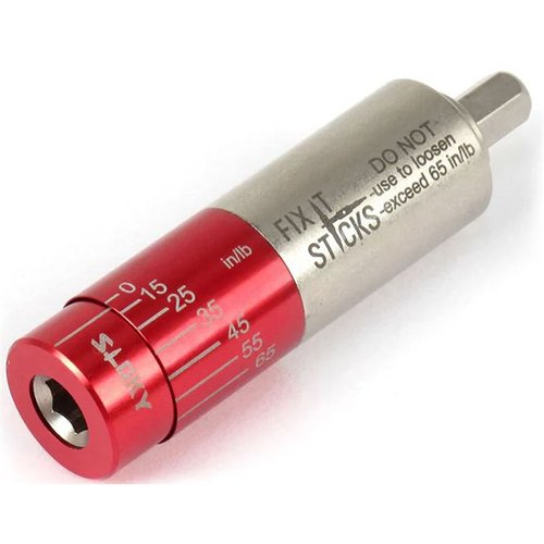 El All-In-One Torque Driver de Fix It Sticks ofrece ajuste de torque de 15-65 in-lb, es compacto, portátil y fácil de usar, ideal para tus armas.