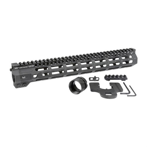 El Combat M-LOK Free Float Handguard para AR-15 es ligero, hecho de aluminio, cuenta con riel Picatinny y múltiples puntos de anclaje M-LOK para personalizar tu rifle.
