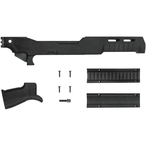 El kit SB22 Fixed es un chasis modular ligero y duradero para Ruger 10/22, que acepta empuñaduras AR-15 y cuenta con montaje Picatinny.