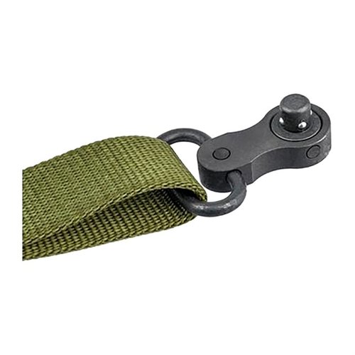 El Swinger™ Sling Mount de Tech Ten Tactical ofrece un movimiento fluido de 220 grados, ideal para transiciones rápidas y fabricado en acero de alta calidad.
