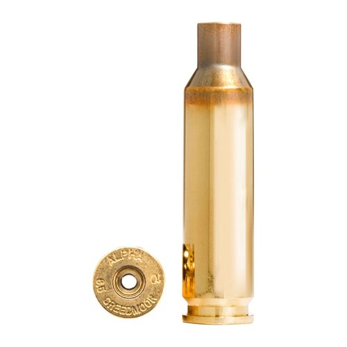 La munición de Alpha 6.5mm Creedmoor ofrece vida prolongada del bolsillo del cebador y una durabilidad superior, todo en cajas de 100 para tu comodidad.