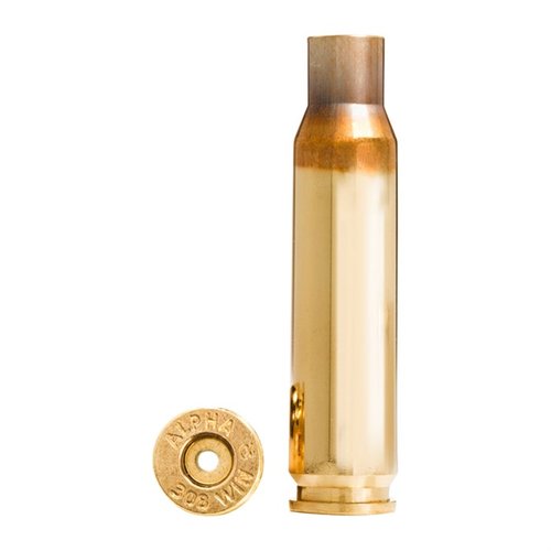 Consigue la calidad de Alpha Munitions con las balas de 308 Winchester, que ofrecen mayor vida útil del bolsillo del fulminante y una protección superior durante el envío.