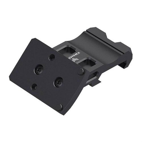 El Rebel Offset Dot Sight Mount es ligero, duradero y versátil, con un diseño reversible para zurdos y alineación precisa con rieles picatinny.