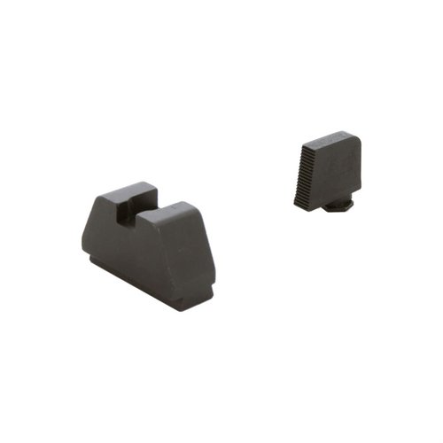 Los sets de miras altas Ameriglo para Glock G1-5 te ofrecen una vista elevada, ideales para co-witness con ópticas red dot y supresores.