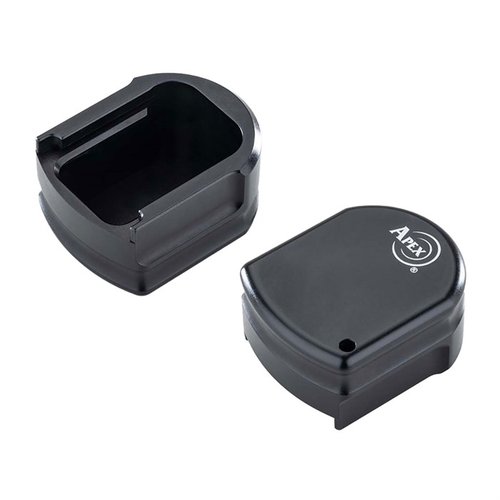 El FNX 45 Magazine Base Pad añade 2.5 balas, mantiene la función del slide lock, es fácil de instalar y tiene un agarre cómodo. ¡Mejora tu capacidad!