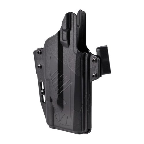 El Perun de Raven Concealment es un holster OWB modular, con diseño ajustado, retención ajustable y compatible con ópticas, ideal para máxima comodidad y discreción.
