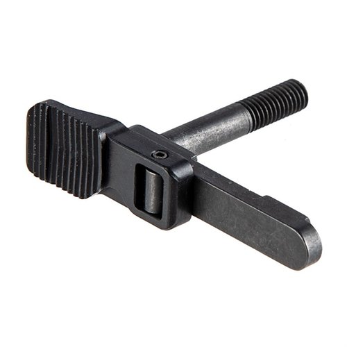 El EMR-A es un liberador de cargador ambidiestro ergonómico, con textura serrada, perfil bajo y resorte de 10.9lb para un uso intuitivo y seguro.