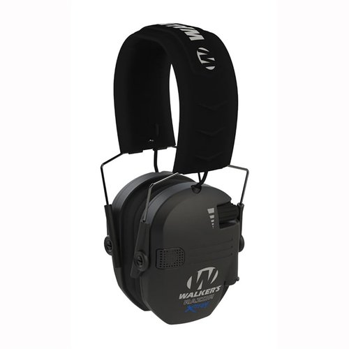 Los auriculares Walker's X-TRM Razor ofrecen protección auditiva NRR 23 dB, comodidad premium y amplificación de sonidos ambientales, perfectos para el tiro.