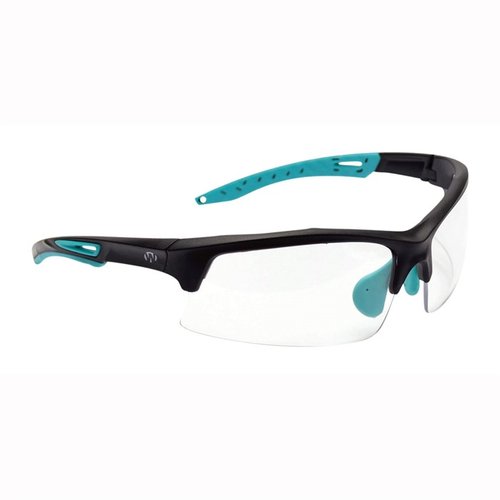 Las gafas de tiro TEAL de WALKERS GAME EAR ofrecen lentes de policarbonato de alta calidad, protección UV al 99%, y ajuste personalizado para máxima comodidad.