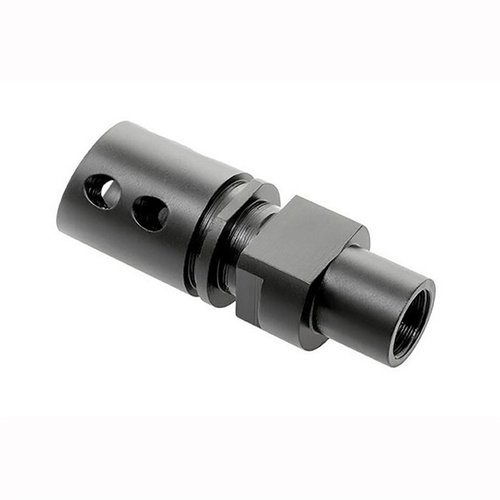 El P90 Style Flash Hider M12 X 1 LH de CMMG reduce el destello de disparo, mejorando tu camuflaje y precisión en el campo de tiro. ¡Mejora tu equipo!