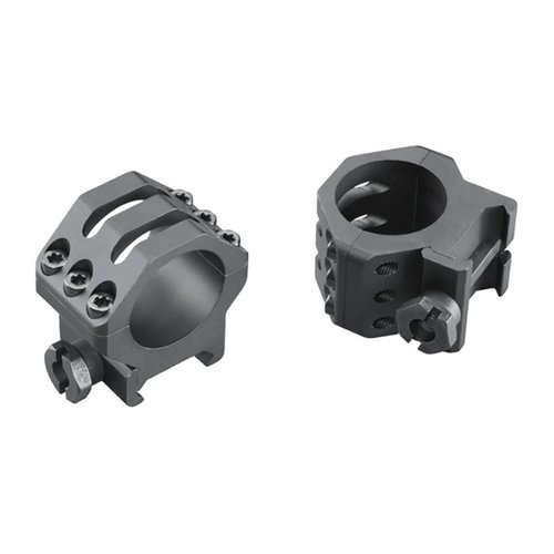 Los anclajes Picatinny de 30mm de WEAVER ofrecen máxima seguridad con seis tornillos, acabado anodizado tipo III y diseño mejorado para rifles tácticos.