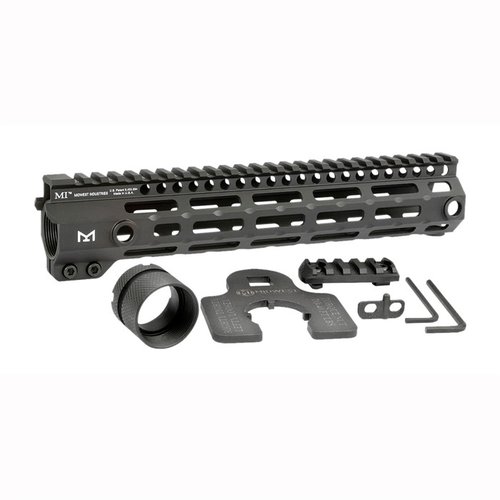El AR-15 G4 Handguard M-LOK de Midwest Industries es ligero, duradero, ofrece múltiples opciones de montaje y está respaldado por una garantía de por vida.