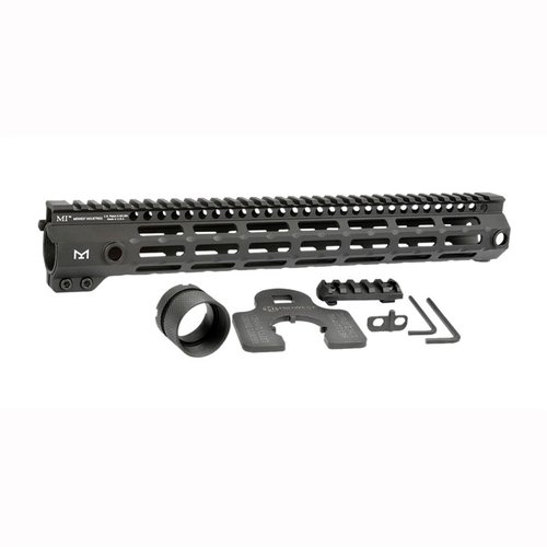 El handguard AR-15 G4 M-LOK de Midwest Industries es ligero, duradero, con múltiples puntos QD y rieles picatinny, ¡perfecto para personalizar tu AR!