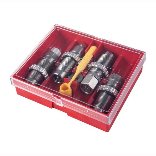 Este set de 4 dies de LEE PRECISION incluye todo lo necesario para recargar 50 Beowulf, con dies de acero para un ajuste preciso y fácil de usar.