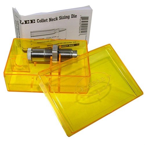 Los dies de Lee Collet ofrecen una precisión inigualable al recargar, ajustando la boca del casquillo sin necesidad de lubricante y alargando su vida útil.