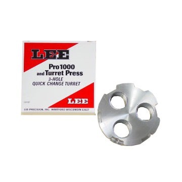 El Torret 3-Hole de Lee es perfecto para cambios rápidos en tu 3-Hole Turret Press y Pro 1000, ¡agiliza tu recarga sin complicaciones!